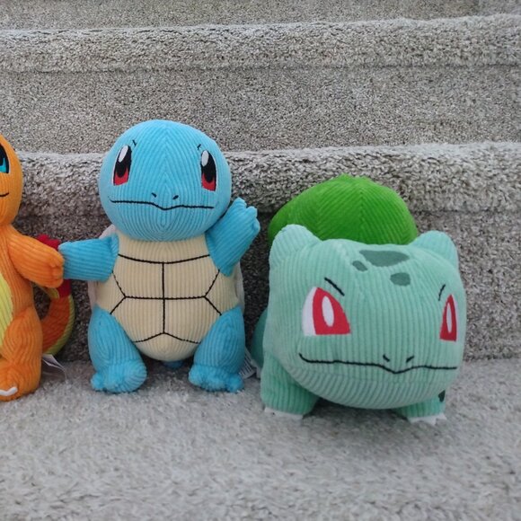 Corduroy Kanto Starters Plush Set - Picture 3 of 3
